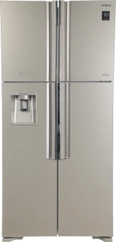 Холодильник Hitachi R-W660PUC7X GC 2-хкамерн. шампань глянц. инвертер - купить недорого с доставкой в интернет-магазине