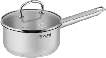 Ковш Rondell Solo RDS-1601 1.3л. d=16см (с крышкой) стальной - купить недорого с доставкой в интернет-магазине