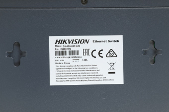 Коммутатор Hikvision DS-3E0510P-E/M(B) 9x1Гбит/с 1SFP 8PoE 58W неуправляемый - купить недорого с доставкой в интернет-магазине