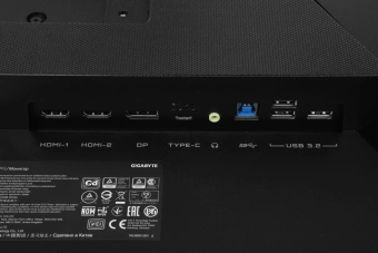 Монитор Gigabyte 27" M27U черный IPS LED 1ms 16:9 HDMI M/M матовая HAS 400cd 178гр/178гр 3840x2160 160Hz G-Sync FreeSync Premium Pro DP 4K USB 6.48кг - купить недорого с доставкой в интернет-магазине