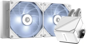Система водяного охлаждения ID-Cooling Dashflow 240 Basic одноцветная Soc-AM4/1151/1200/2066/1700 белый 4-pin 15.2-35.2dB Al+Cu 260W 2250gr Ret (DASHFLOW 240 BASIC WHITE) - купить недорого с доставкой в интернет-магазине