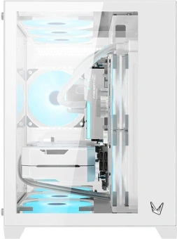 Корпус Formula Crystal Z5 TG белый без БП mATX 11x120mm 2xUSB2.0 1xUSB3.0 audio bott PSU - купить недорого с доставкой в интернет-магазине