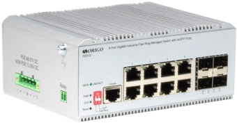Коммутатор Origo OI3112 OI3112/A1A (L2) 12x1Гбит/с 4SFP управляемый - купить недорого с доставкой в интернет-магазине