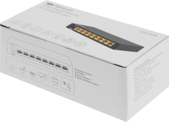 Коммутатор Origo OS2208 OS2208/A1A 8x1Гбит/с неуправляемый - купить недорого с доставкой в интернет-магазине