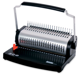 Переплетчик Office Kit B2121 A4/перф.20л.сшив/макс.500л./пластик.пруж. (6-51мм) - купить недорого с доставкой в интернет-магазине