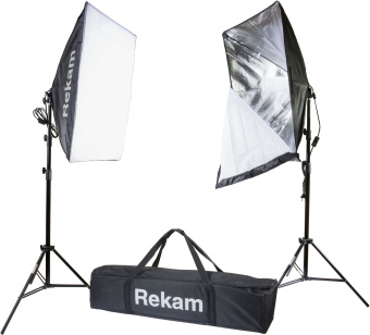 Комплект освещения Rekam CL-250-FL2-SB Kit постоянный - купить недорого с доставкой в интернет-магазине