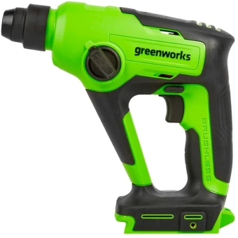 Перфоратор Greenworks GD24SDS1 патрон:SDS-plus уд.:1.2Дж аккум. (кейс в комплекте) - купить недорого с доставкой в интернет-магазине