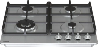 Газовая варочная поверхность Gorenje GW641XHF нержавеющая сталь - цена, купить или заказать с доставкой в интернет-магазине Газовая варочная поверхность Gorenje GW641XHF нержавеющая сталь - купить недорого с доставкой в интернет-магазине