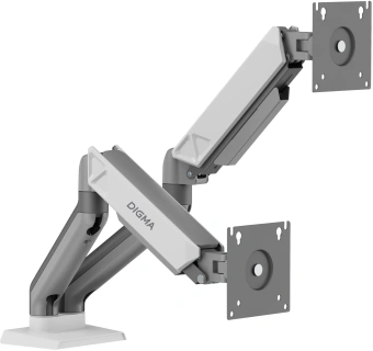 Кронштейн для мониторов ЖК Digma D-MM102D серый 17"-32" макс.9кг крепление к столешнице поворот и наклон - купить недорого с доставкой в интернет-магазине