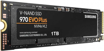 Накопитель SSD Samsung PCI-E x4 1Tb MZ-V7S1T0BW 970 EVO Plus M.2 2280 - купить недорого с доставкой в интернет-магазине