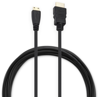 Кабель аудио-видео Buro mini-HDMI (m)/HDMI (m) 1.5м. черный (BHP-MINHDMI-1.5) - купить недорого с доставкой в интернет-магазине