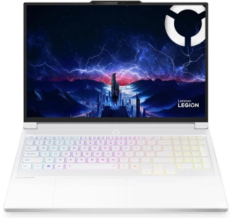 Ноутбук Lenovo Legion 7 16IAX10 Core Ultra 9 275HX 32Gb SSD1Tb NVIDIA GeForce RTX 5060 8Gb 16" OLED WQXGA (2560x1600) без ОС white WiFi BT Cam (83KY0051RK) - купить недорого с доставкой в интернет-магазине