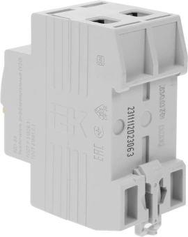 Выключатель дифф.тока УЗО IEK MDV10-2-063-030 ВД1-63 63A 30мА AC 2П 230В 2мод белый (упак.:1шт) - купить недорого с доставкой в интернет-магазине