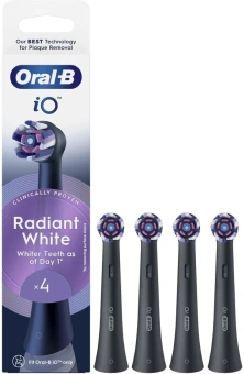 Насадка для зубных щеток Oral-B Cross Action iO RB WB Radiant (упак.:4шт) белый - купить недорого с доставкой в интернет-магазине