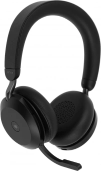 Наушники с микрофоном Jabra Evolve2 75, Link380a MS Stereo Black черный накладные BT/Radio оголовье (27599-999-999) - купить недорого с доставкой в интернет-магазине