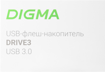 Флеш Диск Digma 32GB DRIVE3 DGFUM032A30SR USB3.0 серебристый - купить недорого с доставкой в интернет-магазине