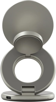 Беспроводное зар./устр. Magssory WCH073 25W 3A (PD+QC+SCP+FCP+AFC) для Apple титановый - купить недорого с доставкой в интернет-магазине