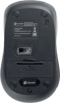 Мышь Оклик 675MW черный оптическая 1200dpi беспров. USB для ноутбука 3but (1025915) - купить недорого с доставкой в интернет-магазине