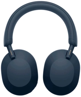 Гарнитура мониторные Sony WH-1000XM5 1.2м синий беспроводные bluetooth оголовье (WH-1000XM5/L) - купить недорого с доставкой в интернет-магазине