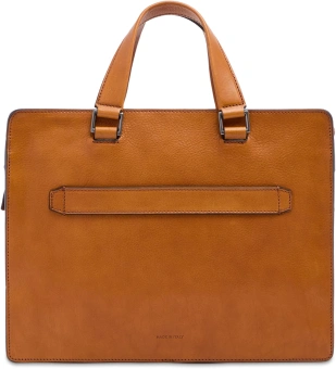 Деловая сумка The Bridge Leone Soft 063026D3/74 с отделением для ноутбука 13" коньячная натур.кожа - купить недорого с доставкой в интернет-магазине