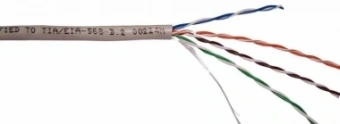 Кабель информационный Lanmaster TWT-6FTP-LSZH кат.6 FTP 4 пары 24AWG LSZH 305м белый - купить недорого с доставкой в интернет-магазине