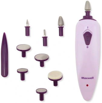 Маникюрный набор Maxwell MW-2601 насадок в компл.:8шт (подсветка) розовый - купить недорого с доставкой в интернет-магазине