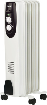 Радиатор масляный Ballu Classic BOH/CL-05WRN 1000Вт белый/черный - купить недорого с доставкой в интернет-магазине