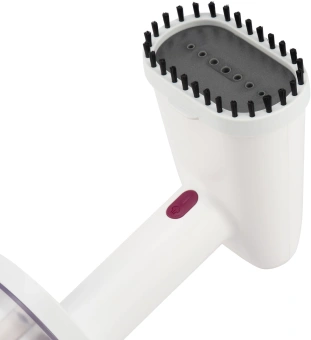 Отпариватель ручной Hyundai H-HS02890 1650Вт белый/вишневый - купить недорого с доставкой в интернет-магазине