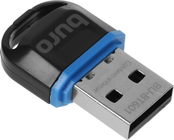 Адаптер USB Buro BU-BT601 BT6.0+EDR+BLE class 2 20м черный - купить недорого с доставкой в интернет-магазине