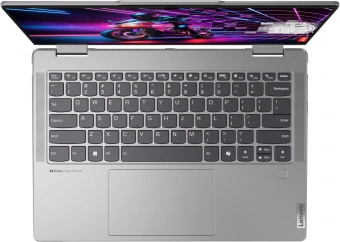 Ноутбук Lenovo Yoga 7 14AHP9 Ryzen 5 8640HS 16Gb SSD1Tb AMD Radeon 760M 14" IPS Touch WUXGA (1920x1200) Windows 11 Home dk.grey WiFi BT Cam Bag (83DK006SRK) - купить недорого с доставкой в интернет-магазине