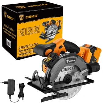 Циркулярная пила (дисковая) Deko CSDU20 (ручная) D диска.:165мм (083-1104) - купить недорого с доставкой в интернет-магазине