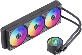 Система водяного охлаждения Bloody LC-11 ARGB Soc-AM5/AM4/1200/1700/1851 черный 4-pin 20-35dB Al+Cu 300W Ret (LC-11-ARGB360-BK) - купить недорого с доставкой в интернет-магазине