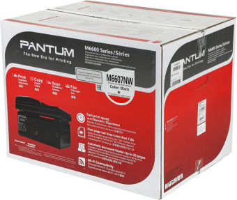 МФУ лазерный Pantum M6607NW A4 Net WiFi черный - купить недорого с доставкой в интернет-магазине