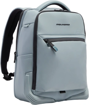 Рюкзак Piquadro C20W CA6638C2OW/AZ2 серо-голубой полиуретан - купить недорого с доставкой в интернет-магазине