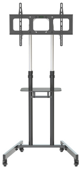 Стойка для телевизора Cactus CS-ST04H черный 37"-70" макс.45кг напольный мобильный - купить недорого с доставкой в интернет-магазине