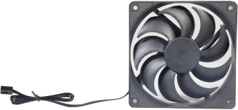 Вентилятор для корпуса Digma DFAN120PWM-1BK 120х120x25 черный 4-pin 28дБ Ret - купить недорого с доставкой в интернет-магазине