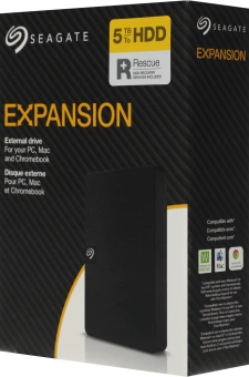 Жесткий диск Seagate USB3.0 5TB STKM5000400 Expansion Portable 2.5" черный - купить недорого с доставкой в интернет-магазине