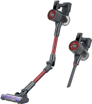 Пылесос Kitfort КТ-5539 450Вт красный/серый - купить недорого с доставкой в интернет-магазине