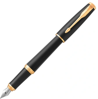 Ручка перьев. Parker Urban Core F309 (1931593) Muted Black GT F сталь нержавеющая подар.кор. - купить недорого с доставкой в интернет-магазине