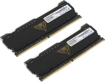 Память DDR4 2x16GB 3200MHz Patriot PVSR432G320C8K Viper Steel RGB RTL Gaming PC4-25600 CL18 DIMM 288-pin 1.35В dual rank с радиатором Ret - купить недорого с доставкой в интернет-магазине