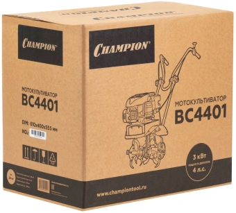 Культиватор Champion BC4401 4л.с. - купить недорого с доставкой в интернет-магазине