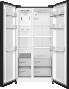 Холодильник Midea MDRS710FGE30 2-хкамерн. черный инвертер - купить недорого с доставкой в интернет-магазине