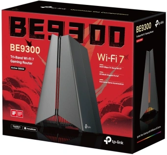 Роутер беспроводной TP-Link Archer GE550 BE9300 100/1000/2500/5000BASE-T черный - купить недорого с доставкой в интернет-магазине