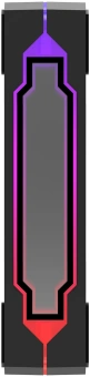 Вентилятор для корпуса Bloody CF-12 LCD ARGB 120х120x25 черный 4-pin 32дБ (упак.:1шт) (CF-12-ARGB120-BK) Ret - купить недорого с доставкой в интернет-магазине