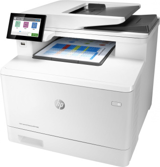 МФУ лазерный HP Color LaserJet Enterprise M480f (3QA55A) A4 Duplex Net белый - купить недорого с доставкой в интернет-магазине