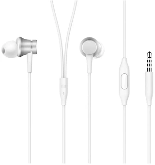 Гарнитура внутриканальные Xiaomi In-Ear 1.25м белый проводные (ZBW4355TY) - купить недорого с доставкой в интернет-магазине