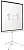 Экран Digis 100" 180x180см Kontur-D DSKD-1105 1:1 напольный рулонный