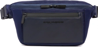Сумка на пояс Piquadro Orion CA2174S136/BLU синий ткань/натур.кожа - купить недорого с доставкой в интернет-магазине