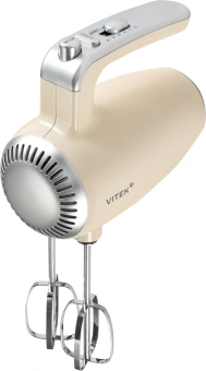 Миксер ручной Vitek VT-HM3001 800Вт кремовый - купить недорого с доставкой в интернет-магазине