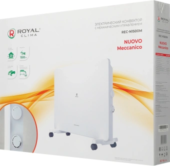 Конвектор Royal Clima Niovo Miccanico REC-N1500M 1500Вт белый - купить недорого с доставкой в интернет-магазине